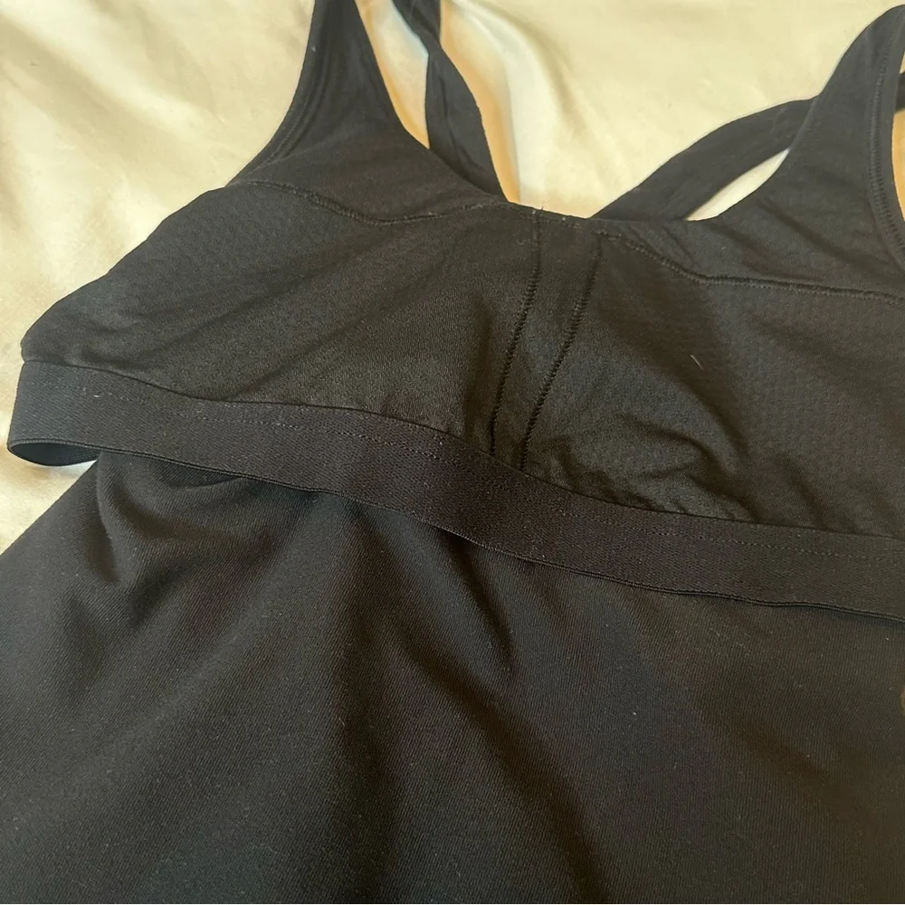 💜 Lululemon Athletica Black Cross Back Razor Tank (4)